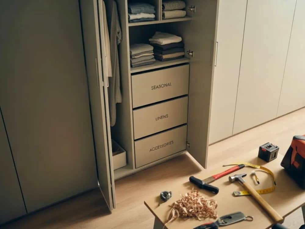 Jak zrobić szafę wnękową z drzwiami otwieranymi - krok po kroku, aby uniknąć błędów